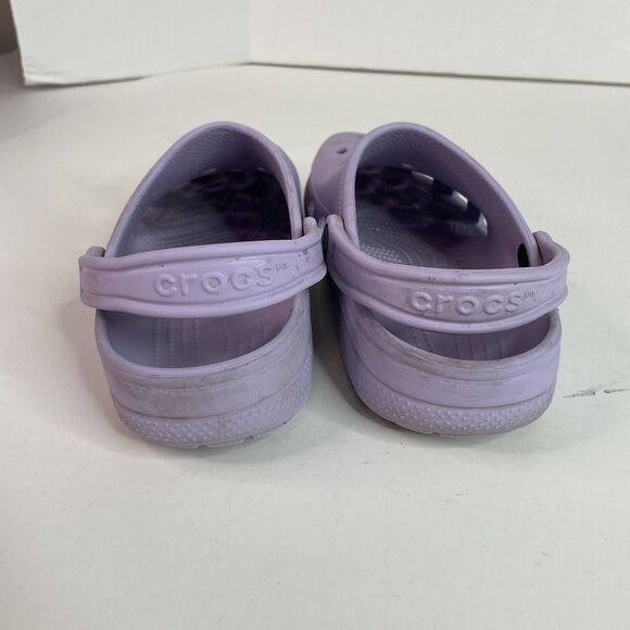 Crocs Womens Clogs Size 9, Light Purple/Lavender, Classic Slip On, Mens 7 - Picture 6 of 10